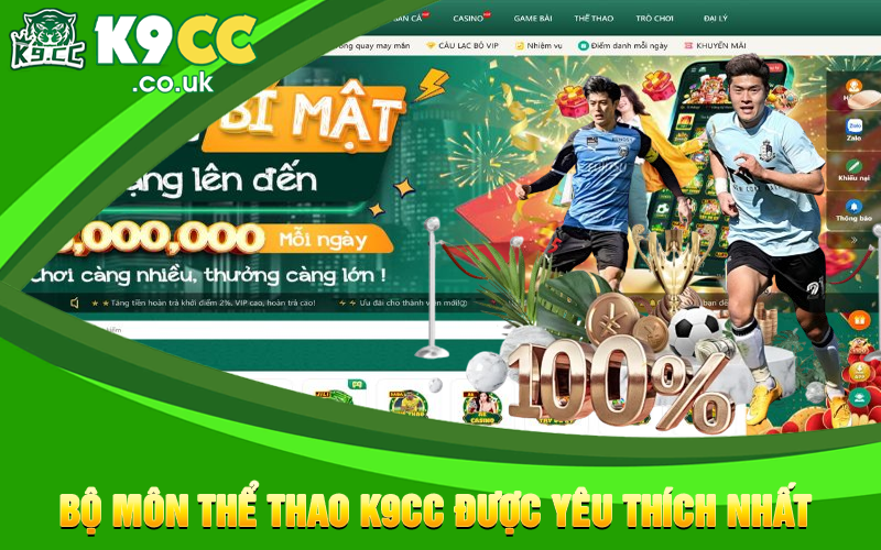 Bộ môn thể thao K9cc được yêu thích nhất 